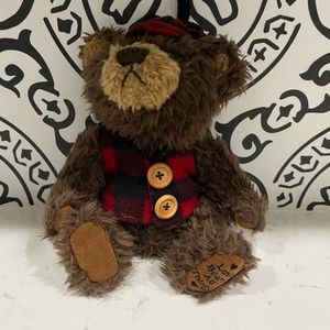 Zondervan 6" Plaid Bear Plush Love Bears All Things Vest and Hat Adorable Plush